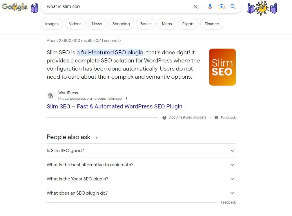 Informational intents often appear in featured snippets in the form of paragraphs